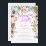 Havanna Nights Kuba 30. Geburtstag Einladung<br><div class="desc">Genießen Sie Ihre 30. Geburtstagsfeiern mit diesen schönen Havanna-Nächten kubanische Themeneinladungen! Mit botanischen und neonischen Elementen sind diese einladend boho und tropisch.</div>