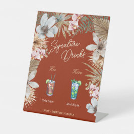 Havanna Nights Tropical Cuban Signature Drinks Sockelschild