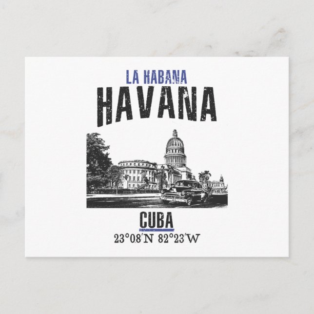 Havanna Postkarte (Vorderseite)