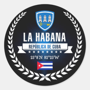 Havanna Runder Aufkleber