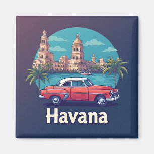 Havanna Vintage Retro Reise Magnet