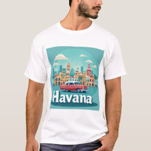 Havanna Vintage Retro Reise T-Shirt