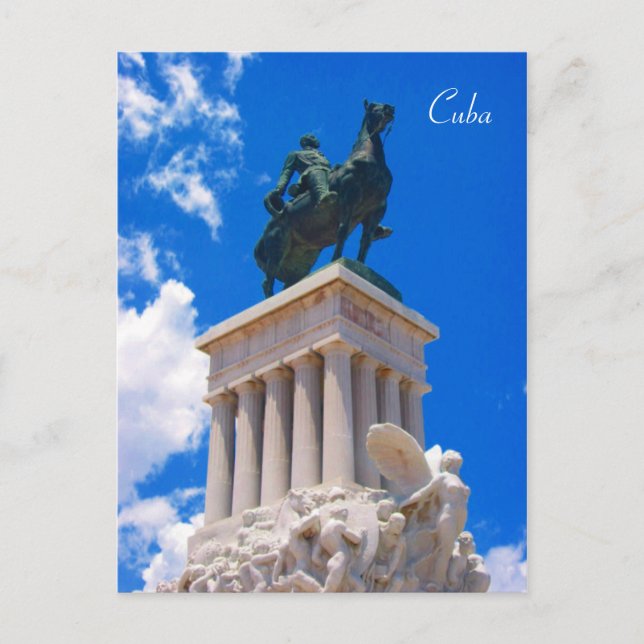 Havanstatue Postkarte (Vorderseite)