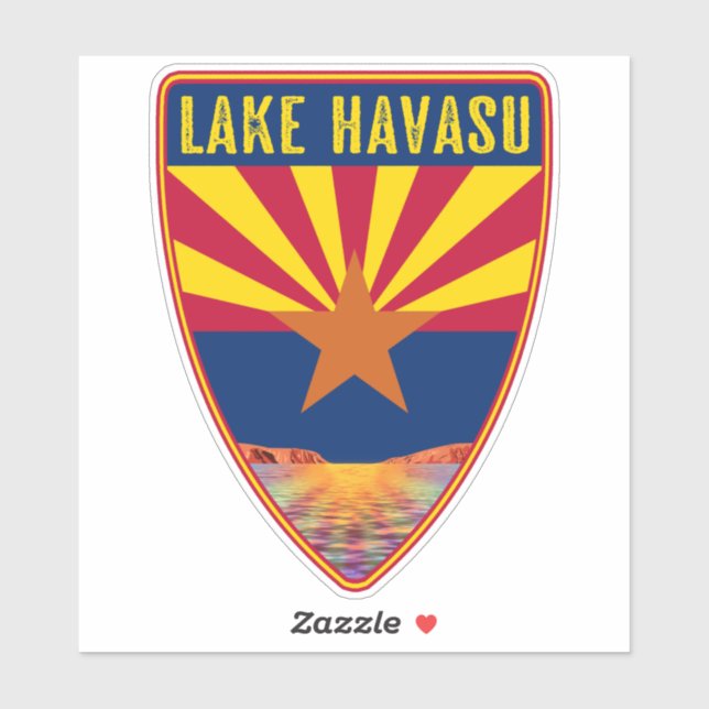 Havasu-Arizona-See Aufkleber (Blatt)