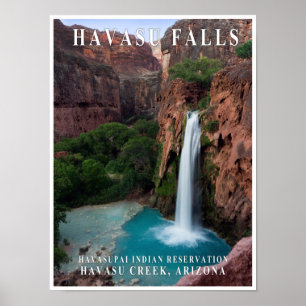 Havasu Falls Arizona Travel Poster
