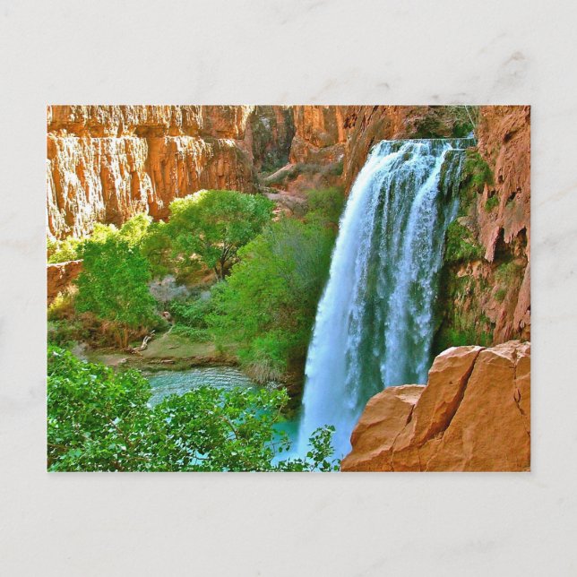 Havasu fällt Schlucht Postkarte (Vorderseite)