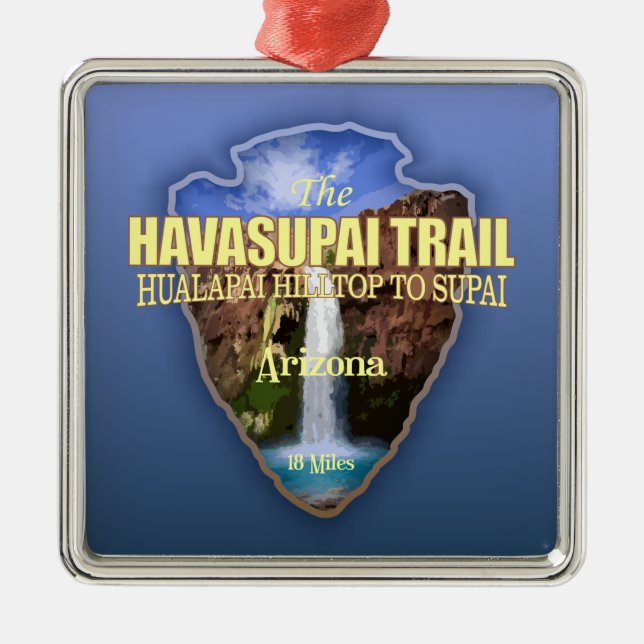Havasupai Trail (Pfeilspitzen) Ornament Aus Metall (Vorne)