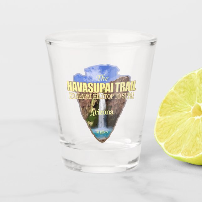 Havasupai Trail (Pfeilspitzen) Schnapsglas (Vorderseite)