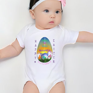 Have a Fun Sunny Memorable Easter Personalized  Baby Strampler