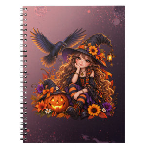 Have a Magical Halloween Cute Witch Notizblock
