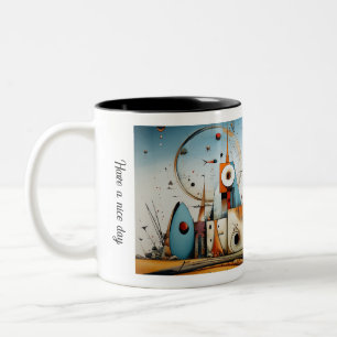 Have a nice day  zweifarbige tasse