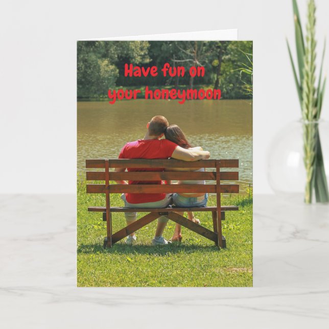 Have fun on your honeymoon. karte (Vorderseite)