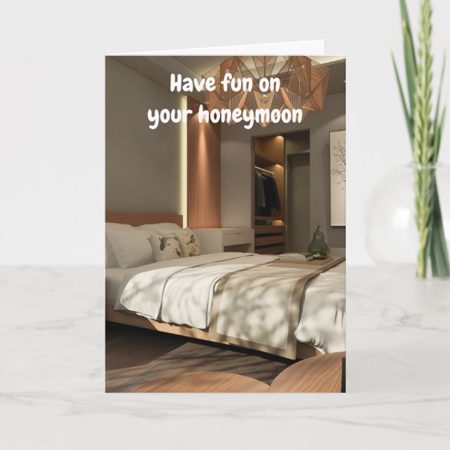 Have fun on your honeymoon. karte (Vorderseite)