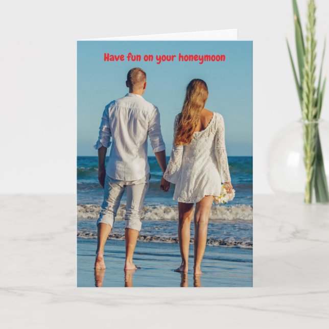 Have fun on your honeymoon. karte (Vorderseite)