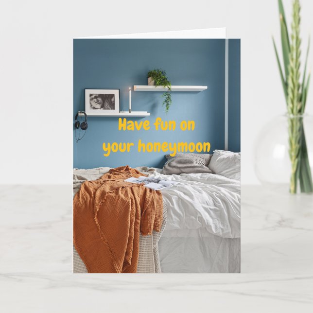 Have fun on your honeymoon. karte (Vorderseite)