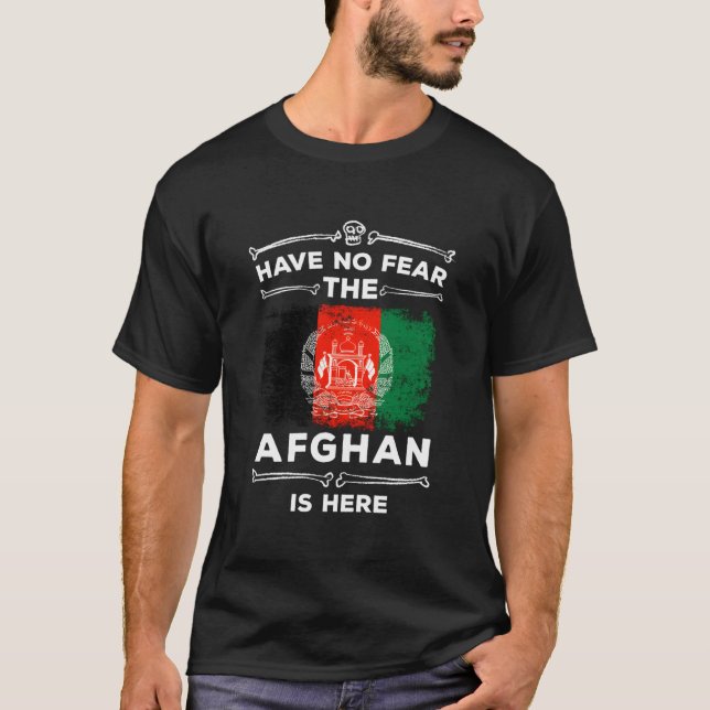 Have No Fear The Afghan Is Here Halloween Afghanis T-Shirt (Vorderseite)