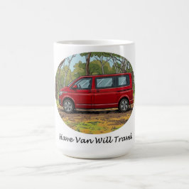 Have Van Will Travel: Van-Leben feiern Kaffeetasse