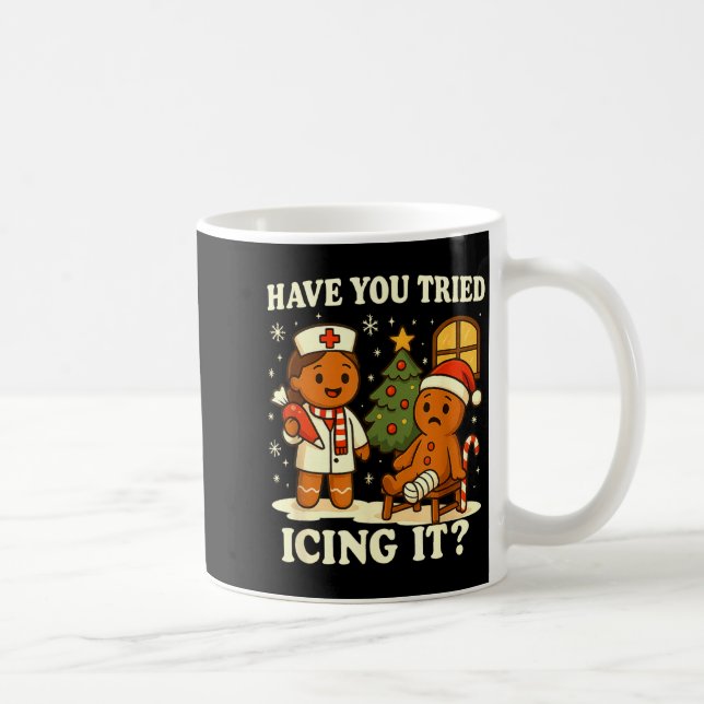 Have You Tried Icing It Gingerbread Christmas  Kaffeetasse (Rechts)