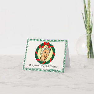 "Have Yourself a Mary Little Christmas" Karte