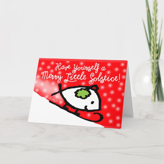 Have Yourself hat Merry Little Solstice! - Karte (Vorderseite)