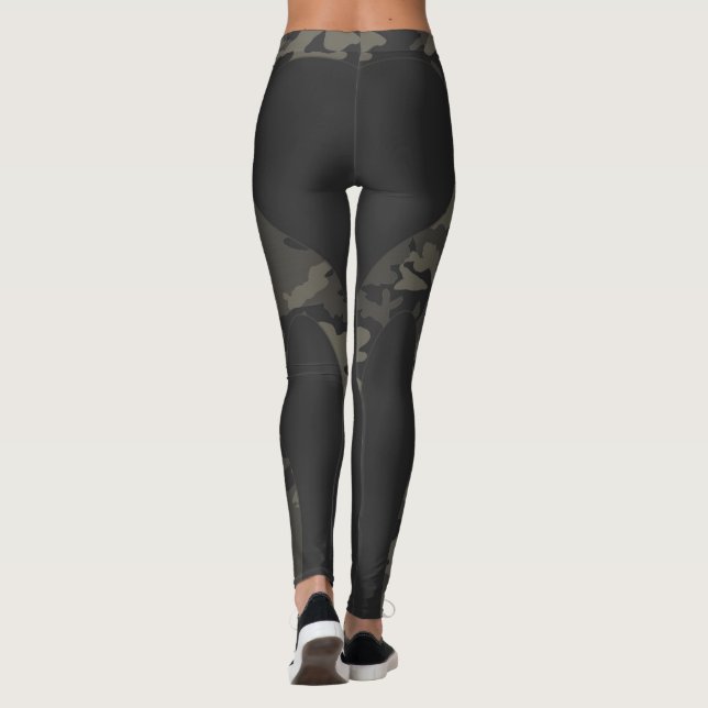 HAVEL HERZ-BRÖTCHEN-CAMOUFLAGE LEGGINGS (Rückseite)