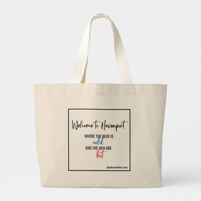 Havenport Tote Bag  Jumbo Stoffbeutel (Rückseite)