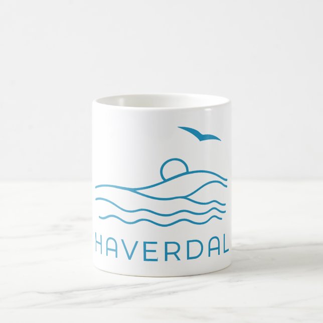 Haverdal Halland Country Schweden Beach Holiday Kaffeetasse (Mittel)