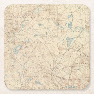 Haverhill, Massachusetts Rechteckiger Pappuntersetzer