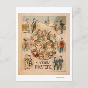 Haverly's New York Juvenile PinaVordertheater 2 Postkarte