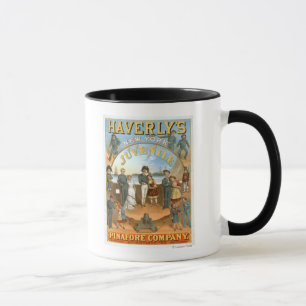 Haverly's New Yorker Juvenile-Pinafore-Theater Tasse