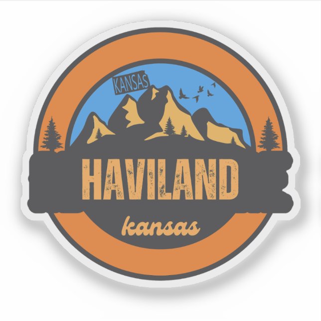 Haviland, Kansas Aufkleber (Vorderseite)