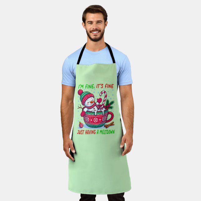 Having A Meltdown Schürze (Getragen)