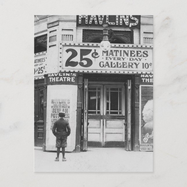 Havlins Theater, 1910 Postkarte (Vorderseite)