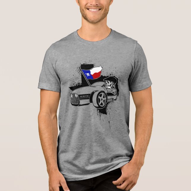 HAVOC Skully Venedig Tri-Blend Shirt (Vorderseite)