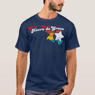 Havre de Grace Maryland Vintag Distressed Souveni T-Shirt