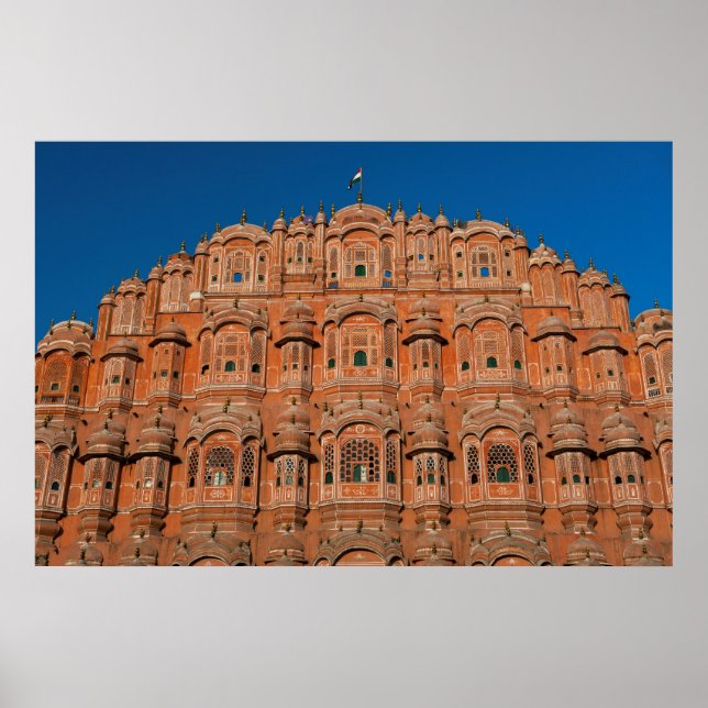 Hawa Mahal, Jaipur, Indien Poster (Vorne)