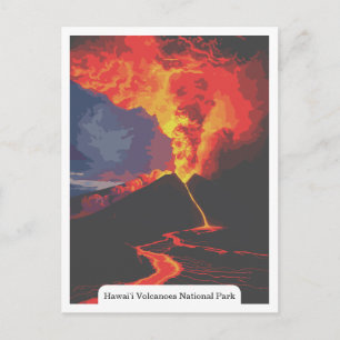 Hawaiʻi-Vulkane Nationalpark USA Postkarte