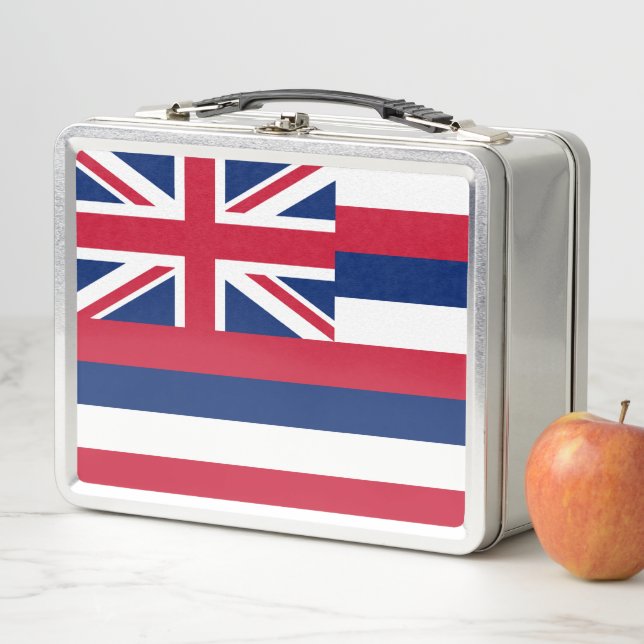 Hawai’i Flag Metall Brotdose (Beispiel)