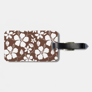 HAWAIAN HULA (HIBISKUS) BRIOWN Gepäckmarke Gepäckanhänger