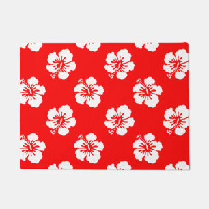 Hawaien-Hibiscus-Motiv Fußmatte