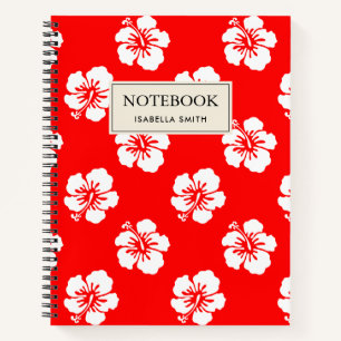 Hawaien-Hibiscus-Motiv Notizbuch