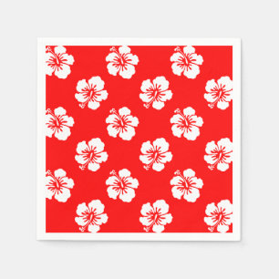 Hawaien-Hibiscus-Motiv Serviette