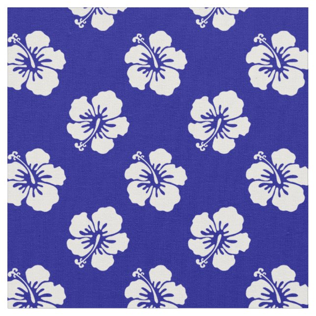 Hawaïen-Hibiscus-Motiv Stoff (Nahaufnahme)