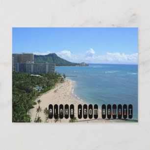 hawaii[1], Aloha aus Hawaii Postkarte