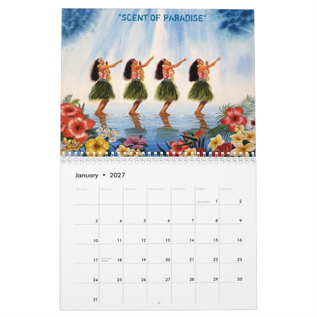 HAWAII 2011 KALENDER (Jan 2027)