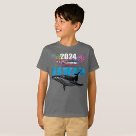 HAWAII 2024 POLYNESISCHE TRIBAL HUMPBACK FIREWORKS T-Shirt
