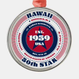 Hawaii 50. Staat Weihnachtsschmuck