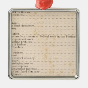 Hawaii 5 ornament aus metall