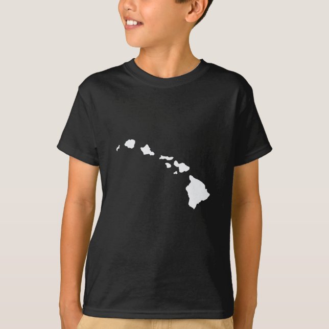 Hawaii-Acht-Inseln T-Shirt (Vorderseite)