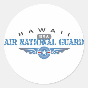 Hawaii Air National Guard Runder Aufkleber